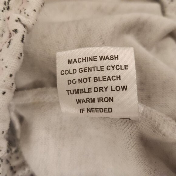 BKLYN Athletics The Jogger Sweatpants White Streaky Print Fleece Mens Small - Picture 9 of 10